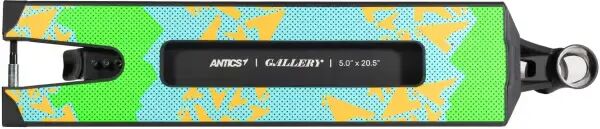 Stunt Scooter Deck Antics Gallery 5.0" (20.5" - Schwarz)