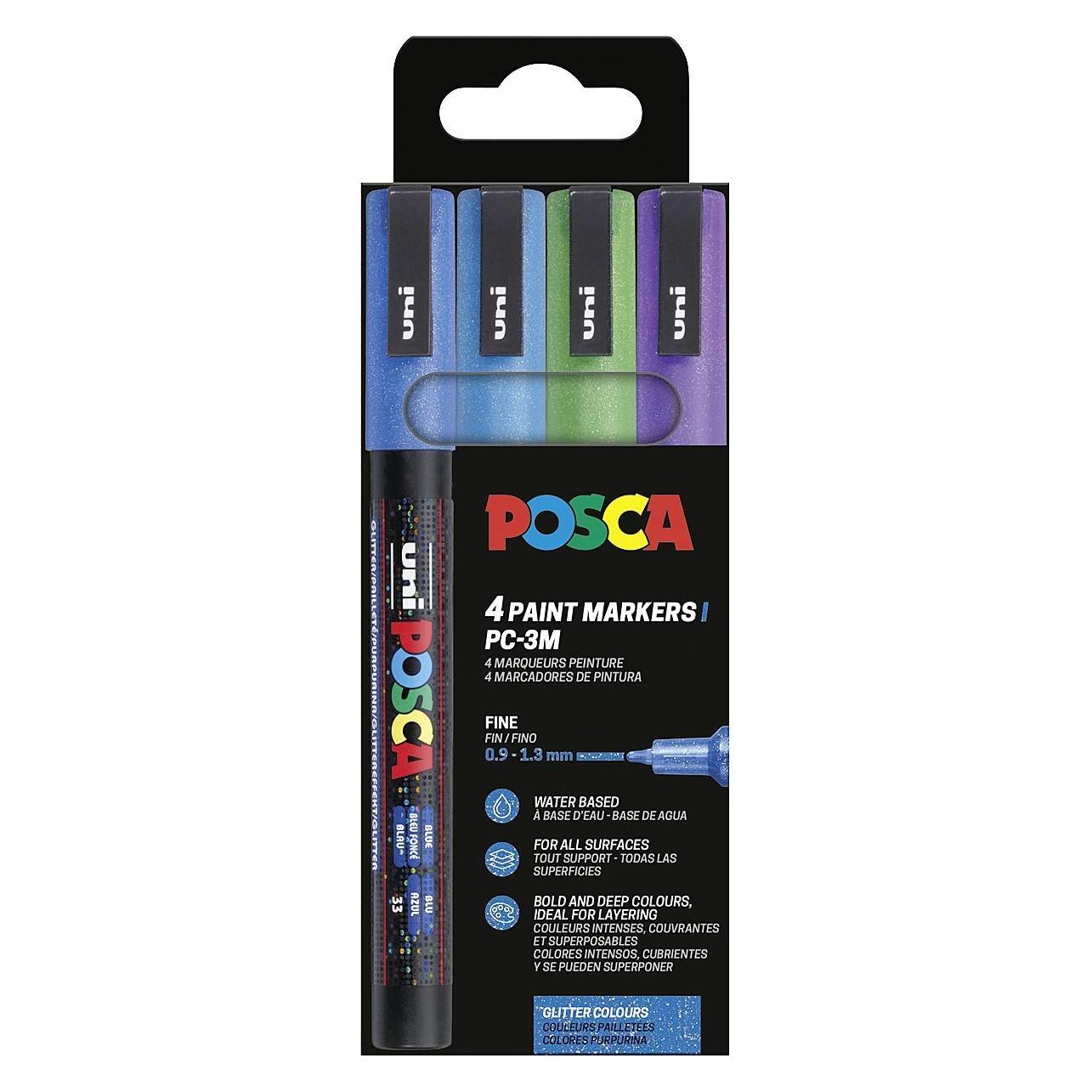 Posca Acrylmarker (4x) (186530)