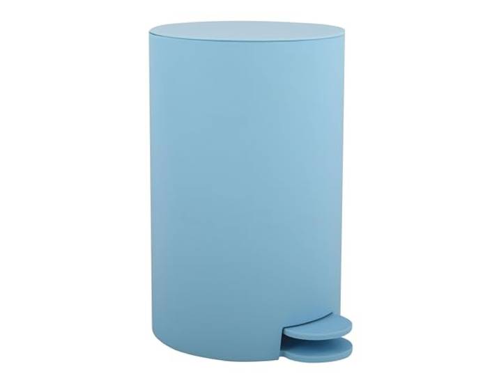 MSV Cosmetica-emmer Osaki vuilnisemmer, pedaalemmer, afvalemmer, 3 liter, met uitneembare binnenemmer, lichtblauw