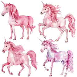WANDAUFKLEBER 130x189cm - Einhornpferde