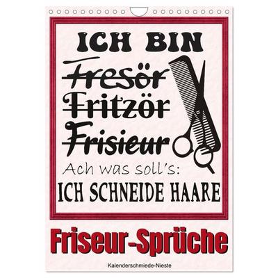 Friseur-Sprüche (Wandkalender 2027 DIN A4 hoch), CALVENDO Monatskalender