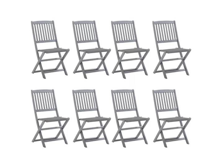 VidaXL - Gartenstuhl, One Size, Grau