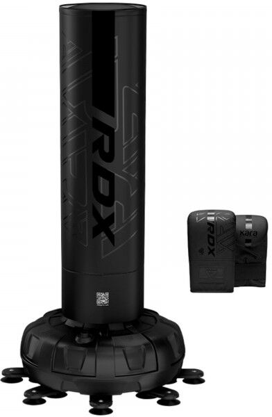RDX Boxsport RDX Freistehender Boxsack F6 6ft KARA mit Boxhandschuhen rot