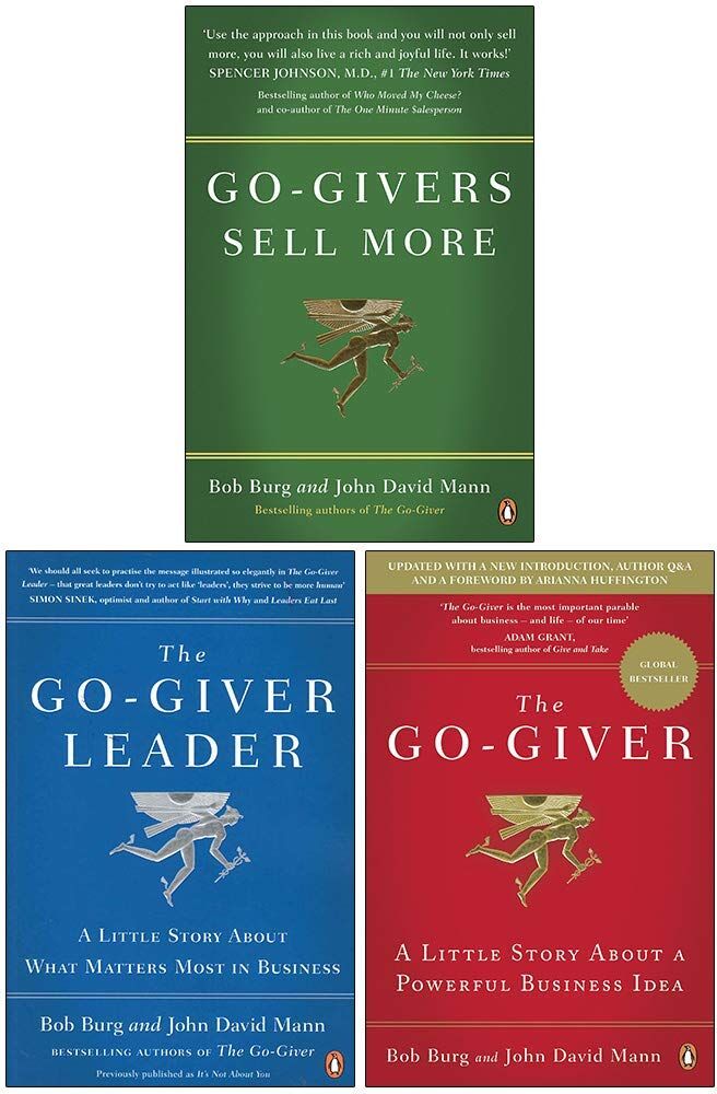 Penguin Go-Giver 3 Books Collection Set by Bob Burg & John David Mann - Business, Leadership & Sales Paperback Parables - Bestselling Gift Set