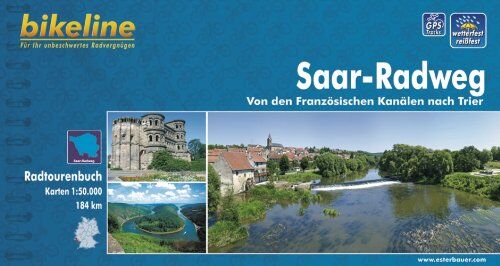 Esterbauer - bikeline Radtourenbuch, Saar-Radweg: Von den Französischen Kanälen nach Trier, wetterfest/reißfest - Preis vom 09.10.2026 07:28:09 h