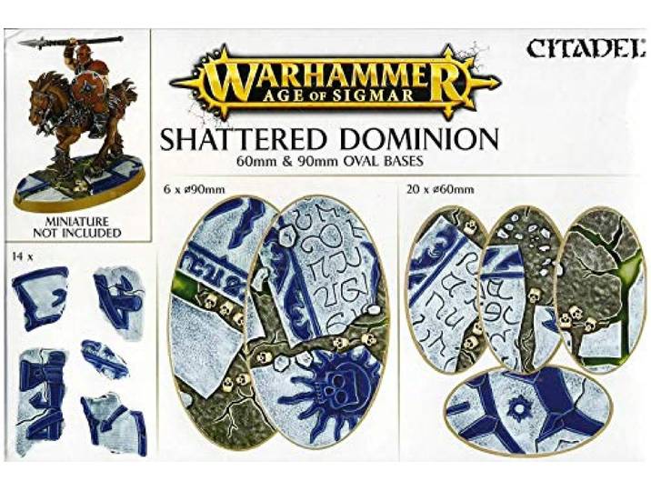 Shattered Dominion 60 mm en 90 mm ovale basis