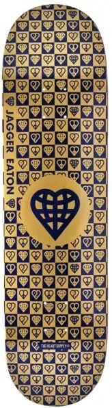 Skateboard Deck Heart Supply Jagger Eaton Pro (8.25" - Trinity Gold)