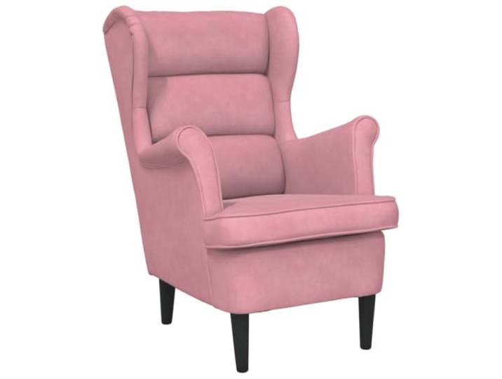 Sessel Rosa Samt mit Sperrholzrahmen Weicher Samtbezug,gepolsterte Rückenlehne,Sitzfläche,max. 110 kg pro Sitzplatz,stilvolles Design