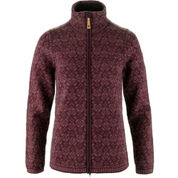 Fjällräven Damen Snow Cardigan Strickjacke - L - Port