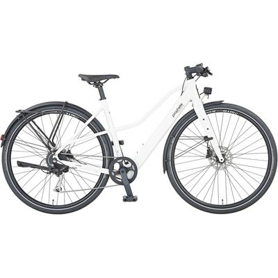 E-Bike PROPHETE "Urbanicer 2.0" Gr. 48, weiß (weiß, weiß), Elektrofahrräder, 48cm, 28 Zoll (71,12cm), Pedelec, Elektrofahrrad für Damen u. Herren