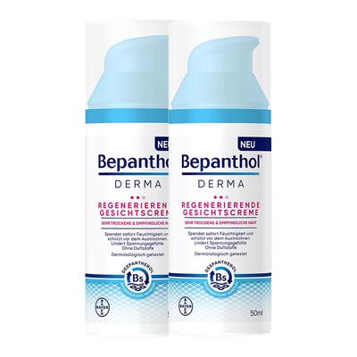 Bepanthol Derma regenerierende Gesichtscreme Doppelpack 2x50 ml Creme