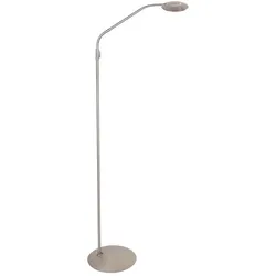 Steinhauer LED-Stehleseleuchte Zenith2 Metall Silber