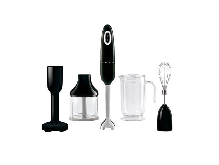 Smeg - Staafmixer Zwart Jaren 50 Staafmixer met accessoires +