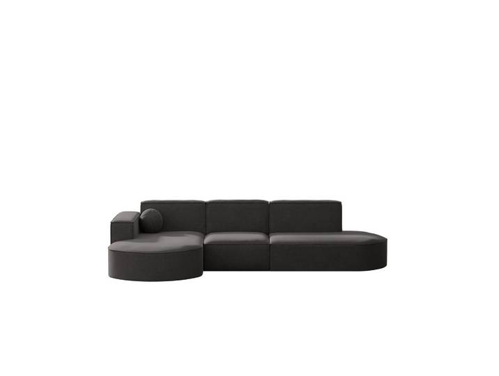 Kaiser Möbel Gartenecksofa L-Form Garten Modena L Patio Grau Links, Holz, Füllung: Komfortschaum,Komfortschaum, L-Form,L-Form, 165x78x296 cm, Gartenmöbel, Loungemöbel, Gartensofas & Loungesofas