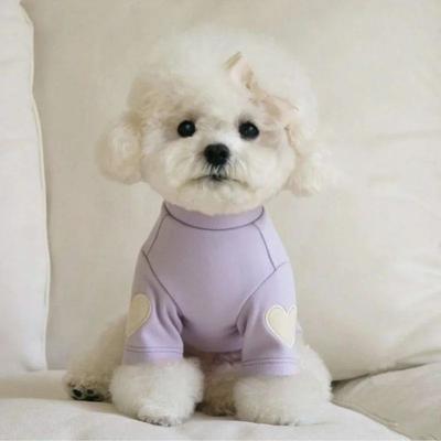 Inspire Select Love Bear Winter Pet Hoodie Warm Designer Puppy & Cat Sweatshirt For Small Dogs purple xs