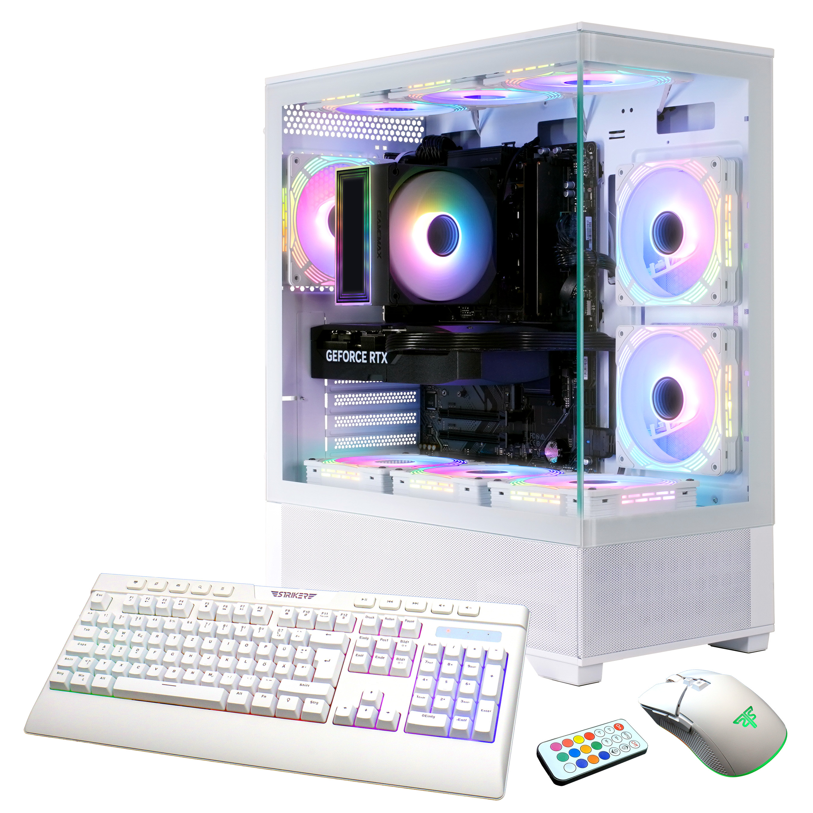 GAMEMAX Gaming-PC Vista AW 7505 Ryzen 7 9700X 32GB DDR5 RAM 1TB SSD RTX 5070Ti Windows 11