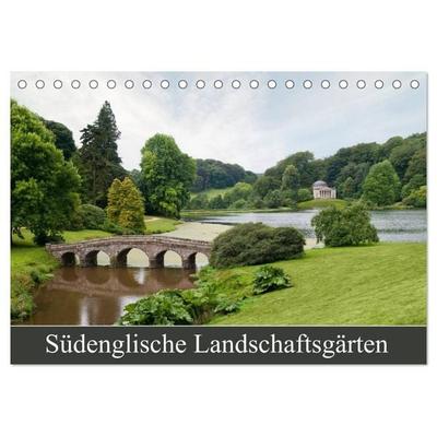 Südenglische Landschaftsgärten (Tischkalender 2027 DIN A5 quer), CALVENDO Monatskalender
