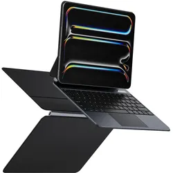 Dux Ducis MK Pro Series Keyboard Case (US, Apple iPad Pro 13 2024), Tablet Tastatur, Schwarz