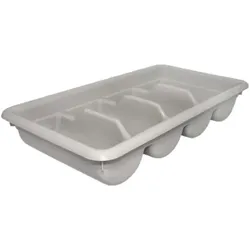 Giganplast Selbstbedienungs-Besteckkasten mit vier Fächern, 52 × 28,5 × 9,5 cm