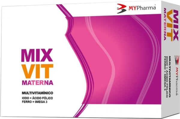 MyPharma Mixvit Materna Lipid Cápsulas x30