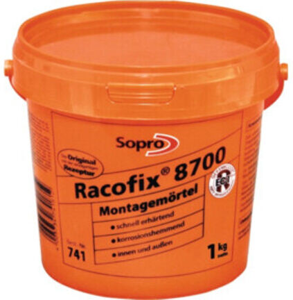 Sopro Montagemörtel Racofix® 8700 1:3 (Wasser/Mörtel) 1kg Eimer (74181)