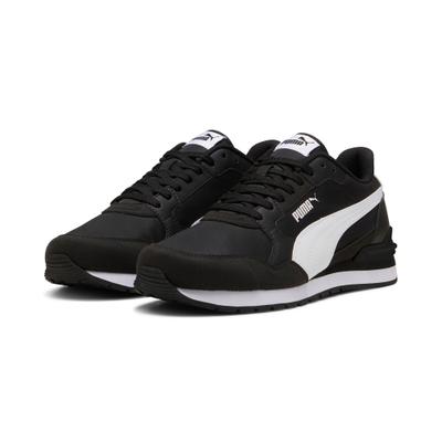 Sneaker PUMA "ST RUNNER V4 NL", Damen, Gr. 37, Textil, schwarz-weiß (puma schwarz, puma weiß), Schuhe Sneaker