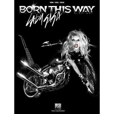 Lady Gaga - Born This Way Piano, Vocal and Guitar Chords Pvg Songbook Sheet Music for Piano Voice Guitar 14 Song Album Collection for Pop Musicians