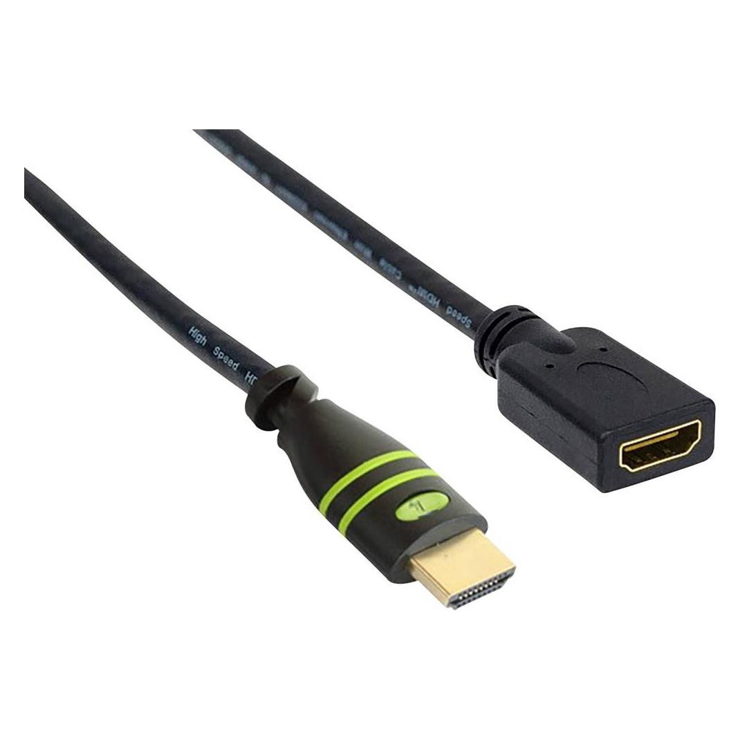 Techly High Speed HDMI Verlängerung mit Ethernet,@, 7 (7.50 m) (ICOC-HDMI-4-EXT075)
