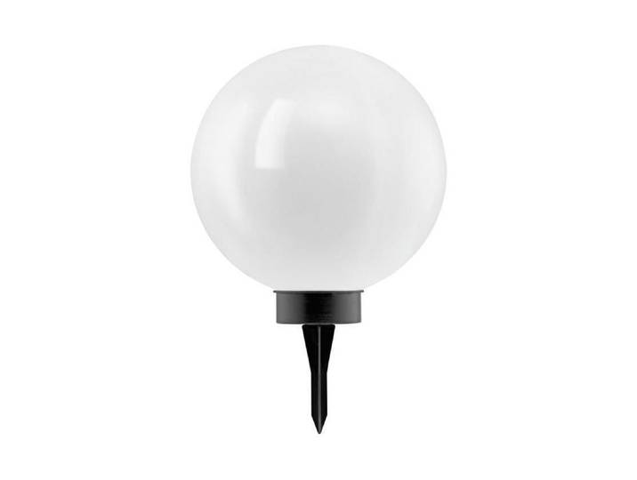 LED Gartenleuchte EGLO SOLAR Kugelleuchte weiss , transparent (weiß), H:61cm Ø:30cm, Leuchten, LED Gartenleuchte