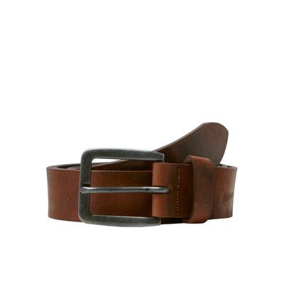 Ledergürtel JACK & JONES, Herren, Gr. 90, braun, Leder, unifarben, Gürtel Ledergürtel