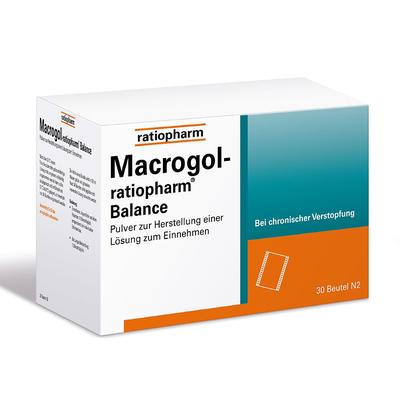 MACROGOL-ratiopharm Balance Plv.z.H.e.L.z.Einn. 30 St Pulver zur Herstellung einer Lösung zum Einnehmen