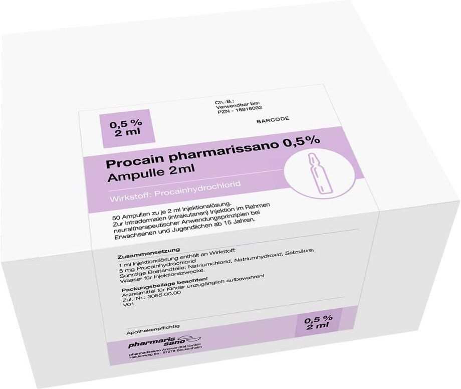 Procain 0.5% Ampulle 2ml