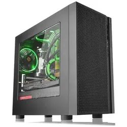 Thermaltake Versa H18 Window (mATX, Mini-ITX), PC Gehäuse, Schwarz