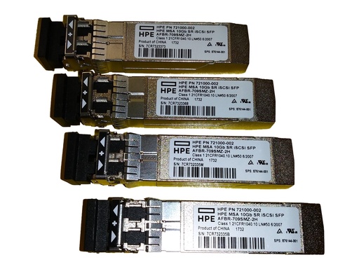 HPE MSA - SFP28 Empfängermodul - 25GbE, iSCSI (Packung mit 4) (P88921-B25)