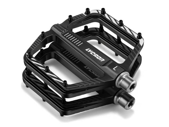 Fahrradpedale Aluminium Schwarz, Metall, 1.1x1.5x11 cm, Freizeit & Co, Sport & Fitness, Fahrräder, Fahrradzubehör