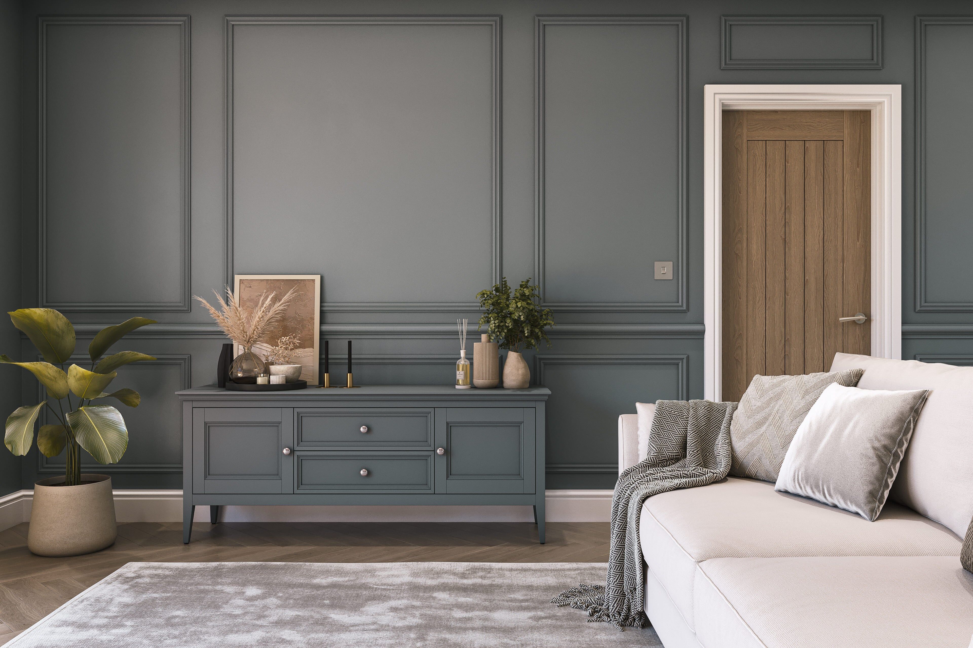 Hemway Peel and Stick Sample - Chalk Paint - Old Stone Grey