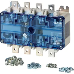 Eaton 1814177 Lasttrennschalter, DMV, 160 A, 3P + N (nicht schaltbar), STOPP-Funktion optional, ohne Drehgriff und Antriebsachse, Schraubanschluss