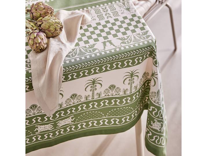 Nappe MONTEVERDE 160 x 160cm Vert/Vert