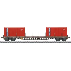 MÄRKLIN 47157 H0 Containerwagen Rs, DSB, Ep. V