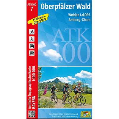 ATK100-7 Oberpfälzer Wald (Amtliche Topographische Karte 1:100000), Sonstige von , Landesamt für Digitalisierung, Breitband und Vermessung, Bayern,