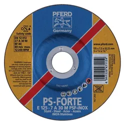 Pferd, Schleifmittel, Schruppscheibe M PSF D178xS8,3mm gekröpft Bohrung 22,23 mm