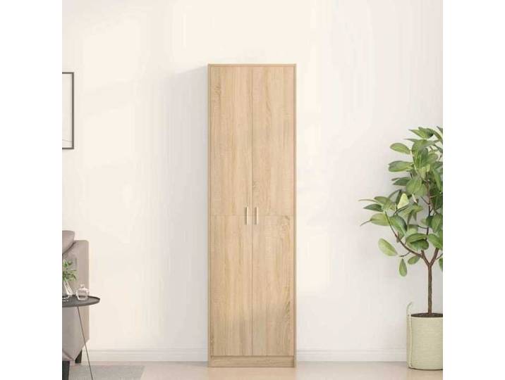 Moderne Haut Armoire Vaisselier - Chêne Sonoma - 55x25x189 cm - Bois d'ingénierie - Armoire de chambre @FR 8537