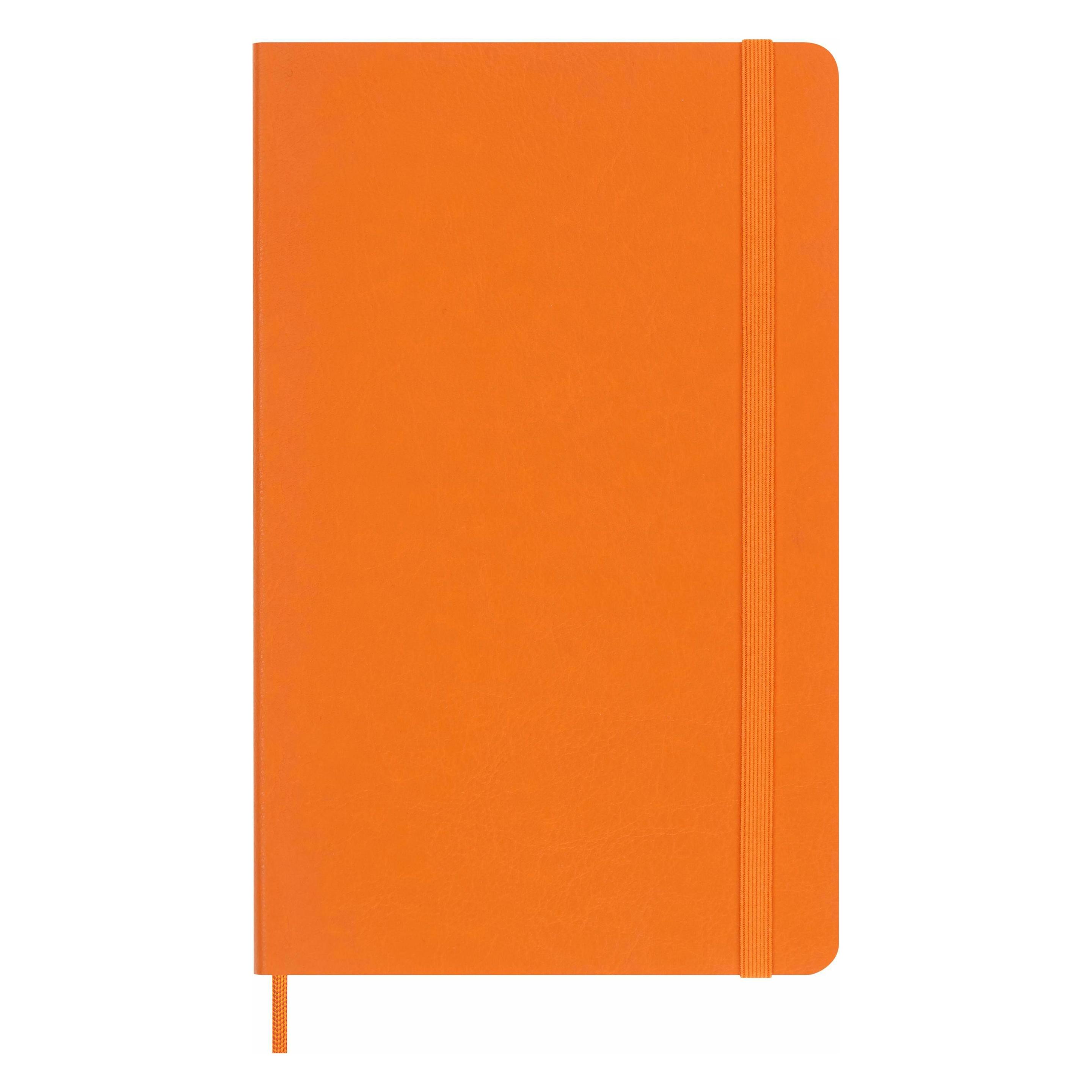 Moleskine Vegea Capri Notizbuch, Large/A5, liniert, weicher Einband, orange (A5, Liniert, Weicher Einband) (80.56598.859447)