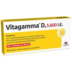 VITAGAMMA D3 5.600 I.E .Vitamin D3 NEM Tabletten 20 St