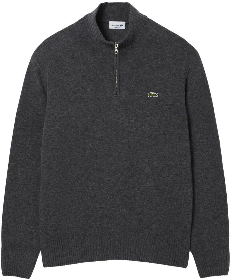 Lacoste  - Classic Wool 1/4 Zip Pitch Chine - 5 - Pull