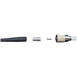 EFB 53227.3 FC/PC-Stecker Singlemode, schwarze Knickschutztülle 532273