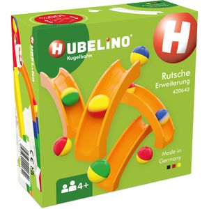 HUBELINO Murmelbahn-Erweiterung 420640 Rutsche, ab 4 Jahre, mit 4 Bauteilen und 12 Kugeln