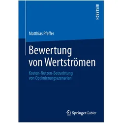 Bewertung von Wertströmen, Fachbücher von Matthias Pfeffer