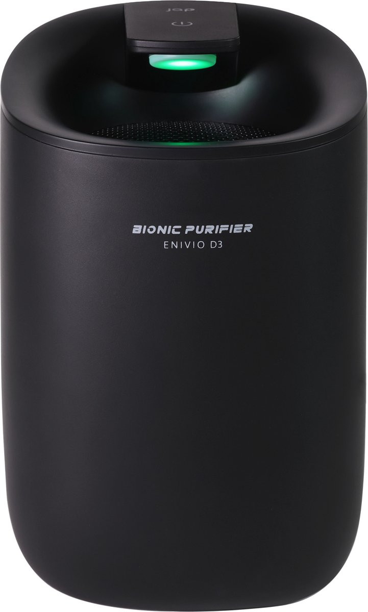 JAP Appliances Enivio D3 Stille Luchtontvochtiger Zwart - 300ml per dag - Geschikt voor ruimtes tot 15m²