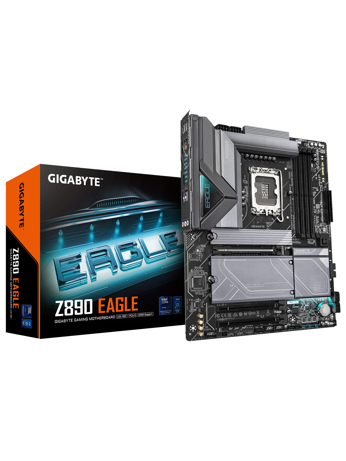 GIGABYTE Z890 EAGLE Mainboard - Intel Z890 - Intel LGA1851 - DDR5 RAM - ATX